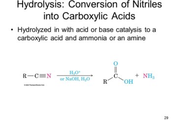 نمونه سوالات شیمی آلی 2 ، کربوکسیلیک اسیدها و نیتریل ها با پاسخ تشریحی